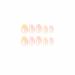 Buy MISUD Short Round Press On Nails - Colorful French Tip Acrylics | 24 Pcs Glossy Summer Artificial Nails - International Shipping Available - Buy Online on SooperMarket.com