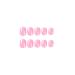 Rose Pink Square Press-on Nails - Full Cover Short Fake Nails for Women & Girls | Glossy Acrylic Design - Barbie Powder - Manicure Art Decor - Buy Online on SooperMarket.com