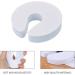 Child Safety Door Stoppers - 6 Pcs Anti-Slam Foam Guards for Kids | Door Finger Guards for Children - White - Buy Online on SooperMarket.com
