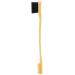 Double Headed Wheat Straw Eyebrow Brush Unique Makeup Eyelash with Durable Material for Taming Unruly Eyebrows (Yellow)