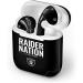 NFL Las Vegas Raiders Team Motto Audio Skin for Apple AirPods - Officially Licensed Decal by Skinit - Buy Online on SooperMarket.com