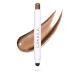 Go Ho Shimmer Cream-to-Powder Eyeshadow Stick 2 in 1 Eyeshadow Pencil Crayon Eye Brightener Stick Smooth Easy To Color Waterproof 04 Taupe Shimmer