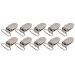 20PCs Schnuller Clip Metal Schnuller H z rks Cover Snap Harrier Clips Clips Clips Decoration Project Handicrafts Accessories for Schnuller Schnull Dummy Libben Toys (20 STK) 20 pieces