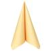 50 APARTina napkins fabric-like Airlaid - UNI color: straw yellow size: 40x40 cm straw yellow 40x40 cm