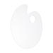 Bodhi2000 1 Set Transparent Nail Art Palette Easy Clean Makeup Palette Nail Display Tray Manicure Tool C