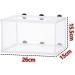 BRYHZKCM 2pcs Fish Hatchery Breeder Box - Large 10x6x6 Nylon Mesh Separation Net with Suction Cup - Buy Online on SooperMarket.com