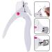 Apstour Acrylic Nail Clipper - Adjustable Stainless Steel Cutter for Thick Nails - U-Shaped False Nail Trimmer in White - Buy Online on SooperMarket.com