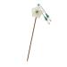 Mikinona Antique Hairpin Green Hair Clips Hanfu Girls Headwear Green Vintage Hairpin Chinese Handmade Hair Accessories Retro Chinese Stylish Clips Retro Hair Pin Copper Bride Walk