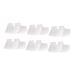 Healeved 6 Pairs Silicone Ankle Cover Heel Protectors Shoe Pads Shoe Mats Heel Protective Sleeve Gel Ankle Protectors Silicone Heel Guard Silicone Gel Insole Moisturizing White Sock