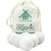 Natural Wool Dryer Balls - Set of 6 | Fabric Softener & Wrinkle Reducer | Eco-Friendly Alternative to Plastic Balls & Liquid Softeners - Buy Online on SooperMarket.com