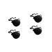 NOLITOY 4 Pcs Adult Amblypia Patch Pirate Eye Patches for Pirate Party Cosplay Props Eyepatch Eye Mask