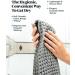 SUTERA Silverthread Waffle Towel California | Quick Drying & Ultra Soft Luxury Hand Towel | Grey 16x30 - Buy Online on SooperMarket.com