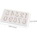 Alipis 2pcs Candle Molds Silicone Molds Baking Fondant Molds Silicone Cake Molds for Baking Tray 3D Fudge - Buy Online on SooperMarket.com