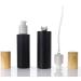 Sybl 2-Piece 50ml Glass Travel Bottles | Litter-Proof Cosmetic Containers | Matt Black Lotion & Essential Oil Dispensers - Buy Online on SooperMarket.com