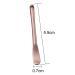 3-Piece Zinc Alloy Makeup Spatula Set - Eye Cream Spoons & Mini Cosmetic Skincare Tools - Gold Silver & Rose Gold - Buy Online on SooperMarket.com