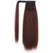 30 Inches Afro Kinky Straight Wrap Around Ponytail Long Afro Yaki Straight Ponytail Extensions for Women Girls Pony Tails Hair Pieces Dark Auburn Brown 30 inch magic ponytail 33# - Buy Online on SooperMarket.com