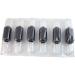 20PCS Tatmax 1 Inch Disposable Black Silicone Clear Tips - 9 Round Diamond Flat Tubes - Buy Online on SooperMarket.com
