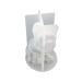 STOBOK Epoxy Molds Jewelry White Silicone Aromatherapy Making DIY Stereoscopic Mould Mold Crystal Plaster for Crafts Epoxy