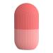 Ice Face Roller Beauty Ice Cube Roller Massager Reusable Skin Care Tools for Face Eyes Puffiness Brighten and Tighten Skin Pink