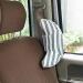 Kids Car Seat Belt Cover Set - Soft Shoulder Pad for Safety & Comfort | Travel Pillow & Neck Support | Universal Fit for Boys & Girls | 1pc Grey Stripe + 1pc Pink Stripe - Buy Online on SooperMarket.com