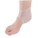minkissy 1 Pair Moisturizing Heel Sock Silicone Heel Protectors Heel Cups for Heel Pains Feet Heel Socks Moisturizing Socks Shoe Filler Feet Moisturizer Socks Silicone Gel Socks Soft White