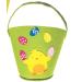 PaulStore Chick And Rabbit Treat Easter Large Bucket Felt Treat Basket handle Egg Hunt soft Party (Chicks)