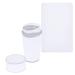 DBOO 1 Set Clear Silicone Jelly Stamper With Scraper Clear Nail Art Jelly Stamper Nail Art Stamping Stamper for Manicure Tools