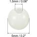 PATIKIL 200pcs 5mm Plastic Glowing Fishing Beads - Round White Fishing Lures for Enhanced Fishing Experience - Buy Online on SooperMarket.com
