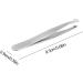 Nose Hair Tweezers Stainless Steel Round Tip Face Hair Remover Eyelash Eyebrow Tweezers Eyelash Tweezers - Buy Online on SooperMarket.com