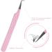 Dassen Pink Lash Tweezers for Mega Volume Eyelash Extensions - Professional Thin Tip Tools for Precise Application - Buy Online on SooperMarket.com