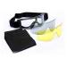 Military Airsoft Goggles, Tactical Safety Glasses for Paintball Hunting Shooting Eye Protection Equipment with 3 Interchange Lens