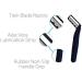 1 000 Premium Blue & Pink Disposable Razor Blades - Stainless Steel Twin Blade Shavers with Aloe Vera - Perfect for Men & Women - International Shipping Available - Buy Online on SooperMarket.com
