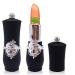 LZPCarra Colour Flower Lipstick Light Lips Beauty Jelly Isthmus Temperature Change Butter Slime (E One Size) one size E