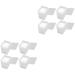 Beaupretty 1600 Pcs Grafting Eyelash Cotton Lash Tool Lash Extension Wipe Makeup Stuff Nail Wipe Lash Extensions Supplies Skull Stationary Clean White Wipe Cloth Non-woven Fabric 5x5cmx2pcs