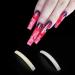 Yimart 100pcs Clear Extra Long Curve Nail Tips for French Acrylic UV Gel False Nails - Buy Online on SooperMarket.com
