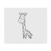 2 x 'Happy Giraffe' microfiber lens/glasses cleaning cloths (LC00024063)