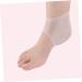 minkissy 1 Pair Moisturizing Heel Sock Silicone Heel Protectors Heel Cups for Heel Pains Feet Heel Socks Moisturizing Socks Shoe Filler Feet Moisturizer Socks Silicone Gel Socks Soft White - Buy Online on SooperMarket.com