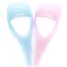2 pcs plastic three in one makeup eyelash tool upper and lower eyelash mascara applicator applicator guide assistant eyelash comb quick makeup template.(Red+Blue) - Buy Online on SooperMarket.com