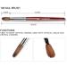 Alexnailart 4pcs Kolinsky Sable Acrylic Nail Brush Set - Red Wooden Handle, Manicure Design Pen for Acrylic Powder - Premium Quality - Buy Online on SooperMarket.com