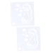 10 Pcs Cake Template Stencil Cake Decorations Wedding Decoration Cookie Mold Clothespin Ornament Fondant Molds Cake Stencils Birthday Cakesicles Fudge Pregnant Woman Dessert As Shownx2pcs 5pcsx2pcs