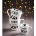 Cypress Home Bear Family Ceramic Cup O' Java Gift Set - Ideal for Indoor/Outdoor Use in Kitchens, Parties, and Homes - 6x4x4 Inches - Buy Online on SooperMarket.com