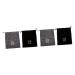 Beavorty 4 Pcs Hair Dryer Bag Hair Dryer Storage Organizer Multifunction Travel Cosmetic Bag Flannel