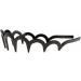 1PC Unisex Wavy Headband Black Hair Band Spring Wavy Metal Hair Band with Long Teeth Hairhoop Sports Headband Headwear Accessories Black 1pc - Buy Online on SooperMarket.com
