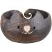 Handmade Large Wooden Yarn Bowl - Crochet and Knitting Accessories Organizer - Buy Online on SooperMarket.com