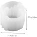 NUOBESTY 1pc Box Storage Box Mold Resin Epoxy Candlesticks Jewelery Organizer Diy Ornament Mold Clay Manual - Buy Online on SooperMarket.com