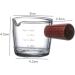 HOMSFOU 3 Pcs Milk Cup Espresso Shot Glass Creamer Mug Clear Cups Milk Creamer Jug Liquid Measuring Cups Turkish Coffee Glass Measuring Cups for Mini Heater Turkey Wood High Borosilicate 8.5X4.5X4.2CMx3pcs As Shownx3pcs - Buy Online on SooperMarket.com