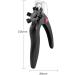 POFET False Nail Tip Professional Adjustable Artificial Nail Trimmer Nail Catcher Trimmer with Turntable for Different Nail Shapes Black - Buy Online on SooperMarket.com