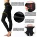Fleece Lined Women's Thermal High Waist Yoga Pants - Black | Tummy Control, Slimming Workout Leggings - Buy Online on SooperMarket.com