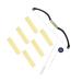 HAPINARY Measuring Ruler 1 Set Arch Embroidery Eyebrow Ruler Makeup Stencil Reusable Eyebrow Template Eyebrow Shaper Balance