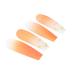 Brishow Heart Long Orange Ballerina Press-On Nails - 24PCs Acrylic Artificial Fingernails for Women & Girls - Buy Online on SooperMarket.com